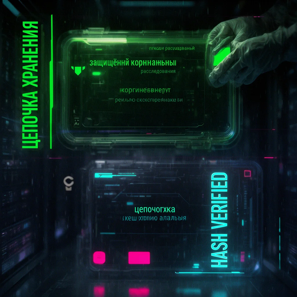 Доверие к доказательствам строится через контролируемое сохранение