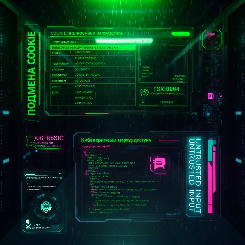 Cookie нельзя считать доверенной без проверки