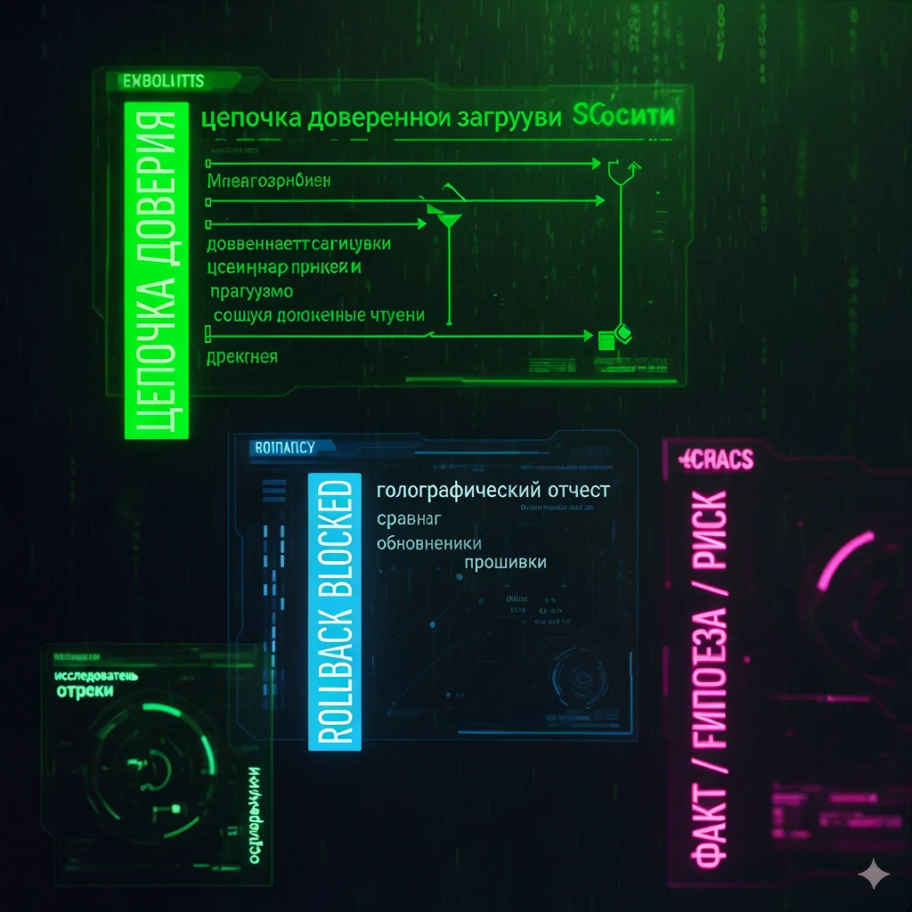 Доверенная загрузка связывает исправление с результатом