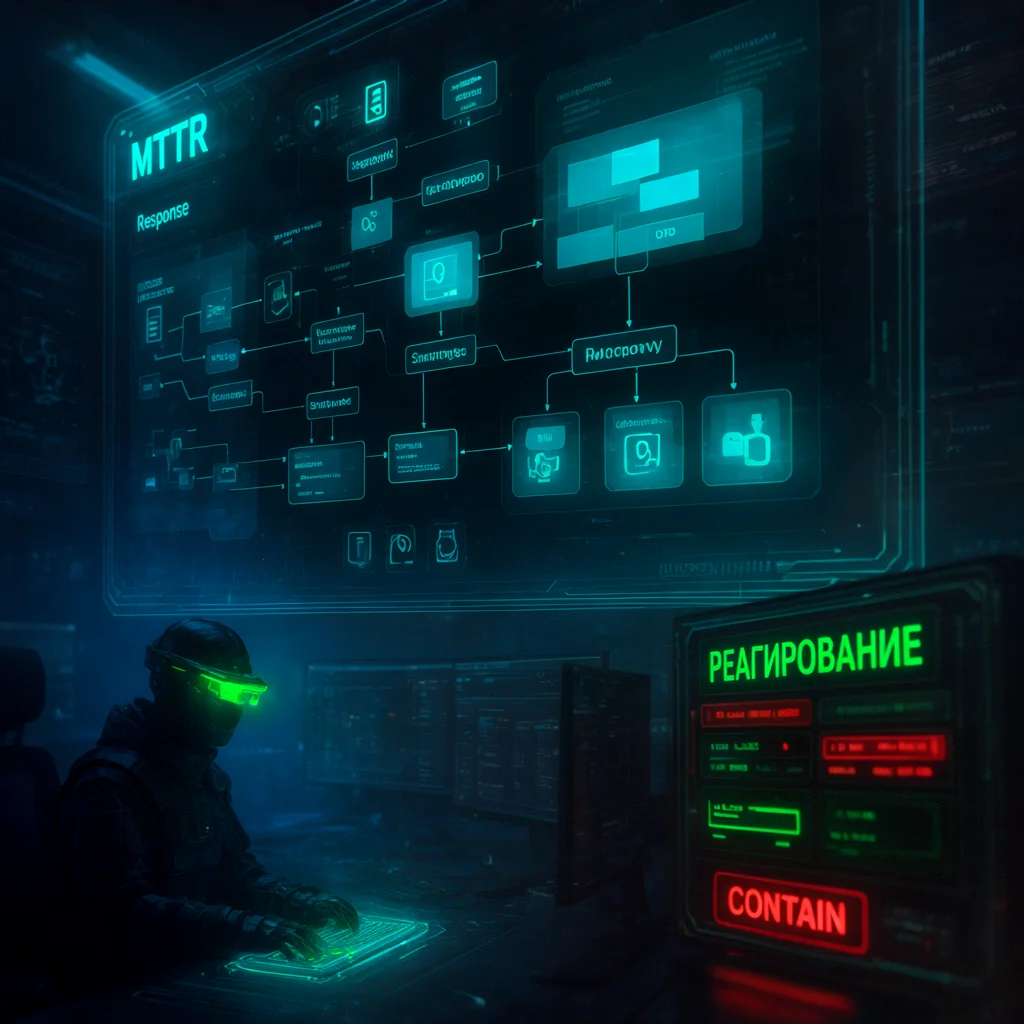 Аналитик SOC координирует цикл реагирования на инцидент